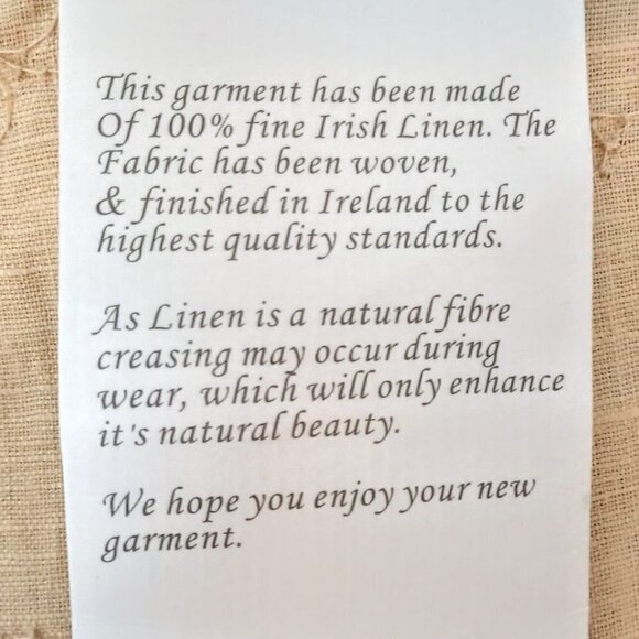 Edward Irish Linen Yellow Embroidered Sleeveless Top NWT - Picture 6 of 7